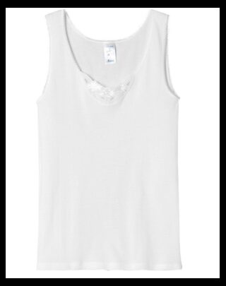 Débardeur Broderie Anglaise – Femme par la marque Maison Lemahieu Maison Lemahieu - Débardeur Broderie Anglaise – Femme