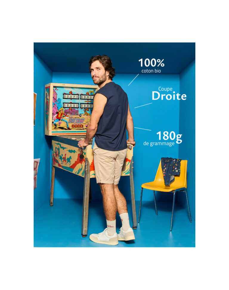 Maison Lemahieu - Débardeur Retro - Bleu Minuit – XL
