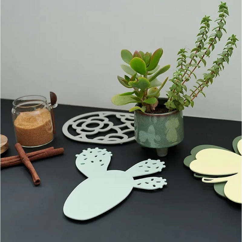 dessous de plat fermob cactus 255x24cm en metal 10 coloris FERMOB - Dessous de plat FERMOB Cactus 25.5x24cm en métal - 10 coloris