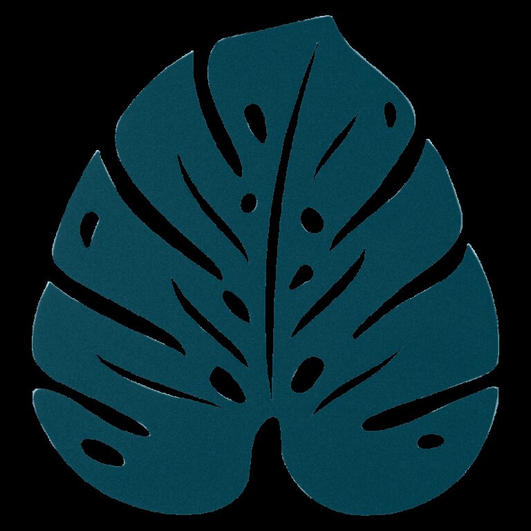 FERMOB - Dessous de plat FERMOB Monstera 24x22cm en métal - 10 coloris