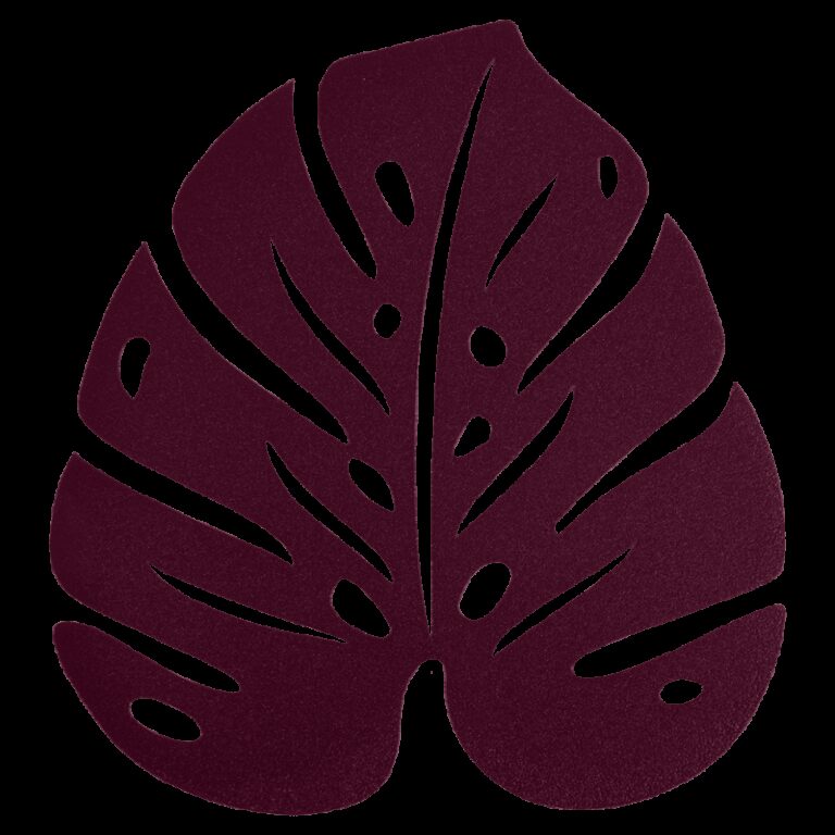 FERMOB - Dessous de plat FERMOB Monstera 24x22cm en métal - 10 coloris