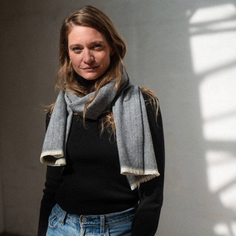 Le T-Shirt Propre - L'écharpe en 100% laine française – Beige / TU