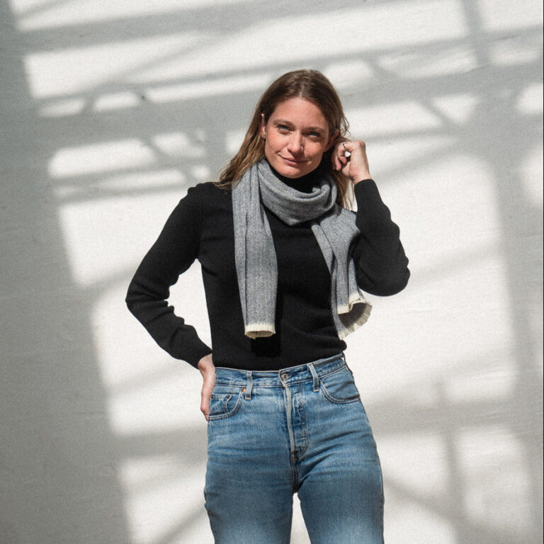 Le T-Shirt Propre - L'écharpe en 100% laine française – Beige / TU
