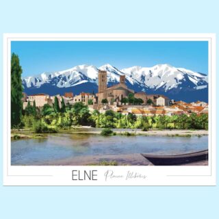 Affiche Elne par la marque Foliove Foliove - Affiche Elne