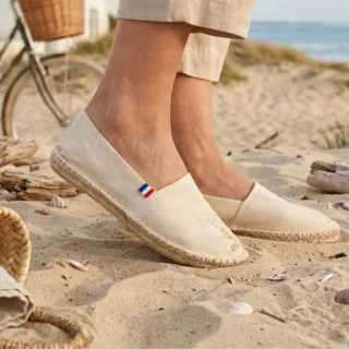 Espadrille homme Mauléon — Écru par la marque PALÂBA PALÂBA - Espadrille homme Mauléon — Écru