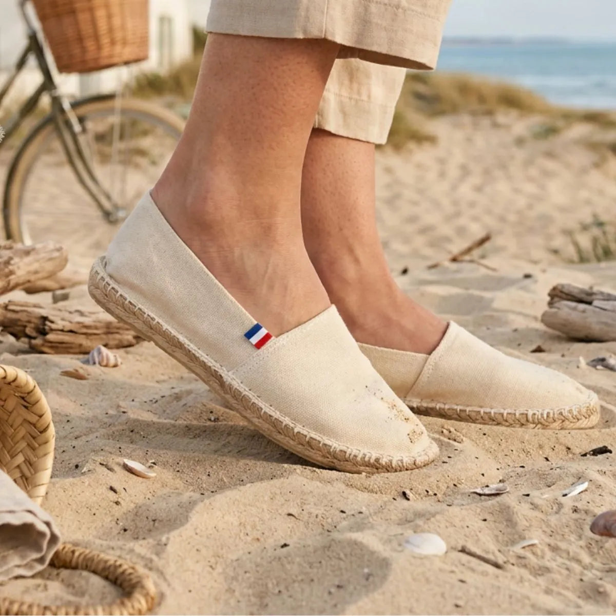 espadrille homme mauleon ecru palaba 969 PALÂBA - Espadrille homme Mauléon — Écru – 46