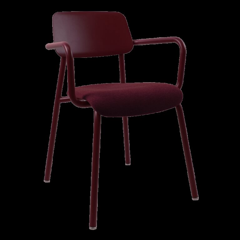 FERMOB - Fauteuil avec accoudoirs bridge FERMOB Studie en tissu et métal - 7 coloris