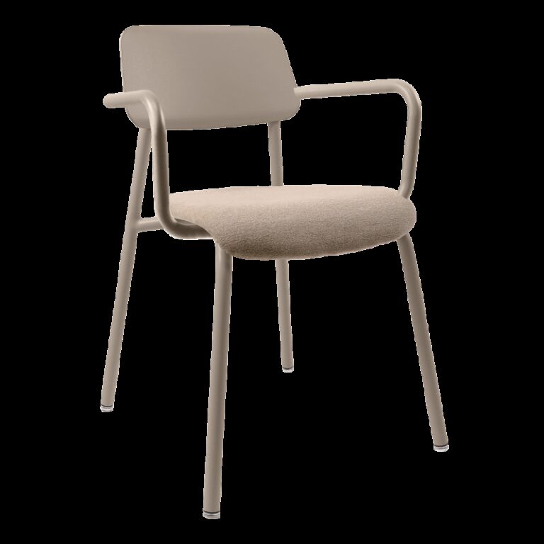 FERMOB - Fauteuil avec accoudoirs bridge FERMOB Studie en tissu et métal - 7 coloris