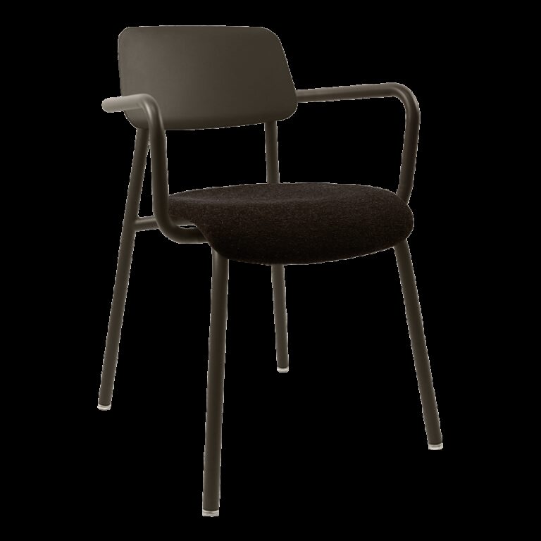 FERMOB - Fauteuil avec accoudoirs bridge FERMOB Studie en tissu et métal - 7 coloris