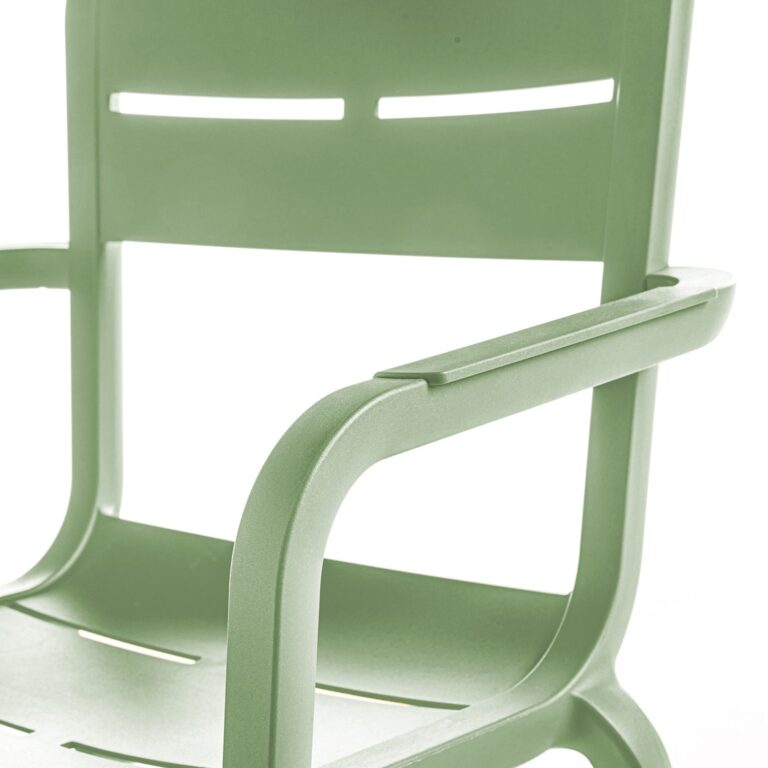 Grosfillex B2C - Fauteuil Cannes extérieur Recyclée – Vert tender