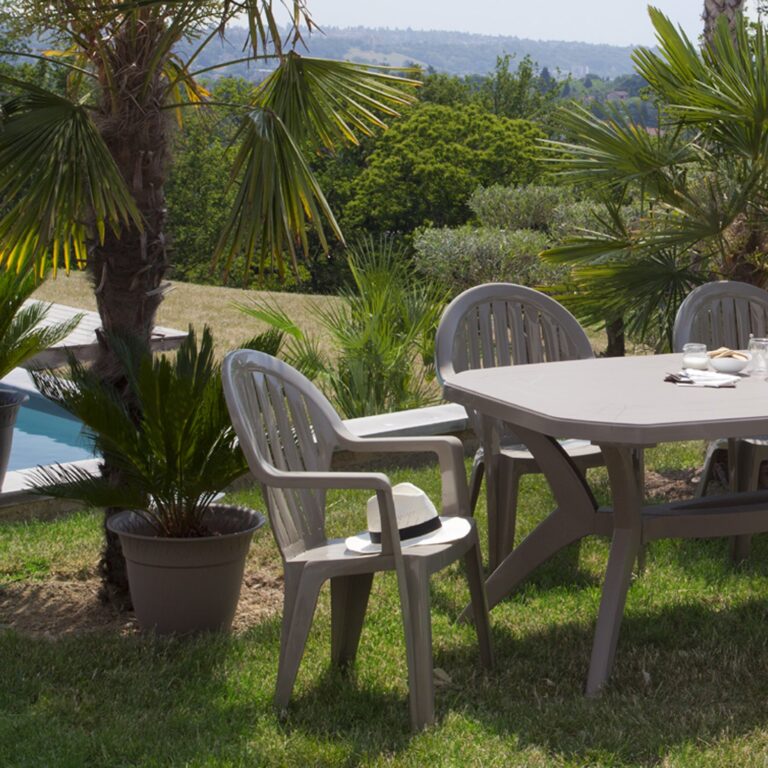 Grosfillex - Fauteuil de jardin Miami – Green forest