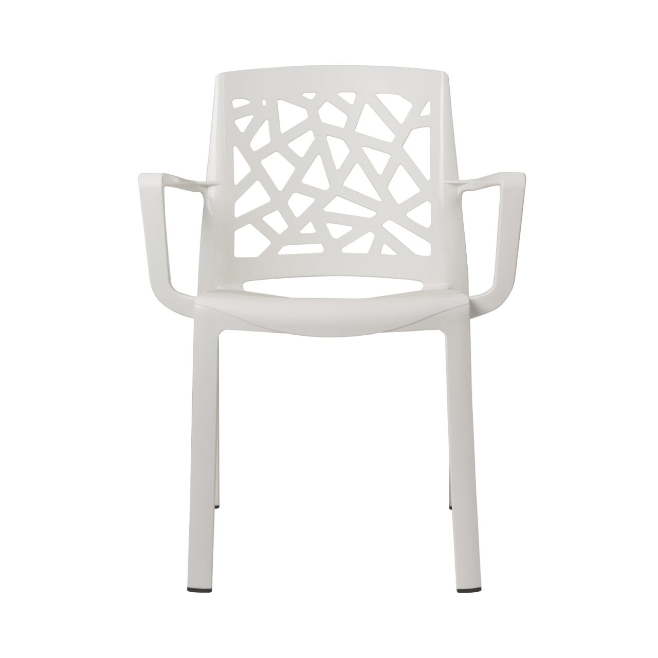fauteuil de jardin resine stuart blanc.1 Grosfillex - Fauteuil extérieur résine Stuart – Blanc