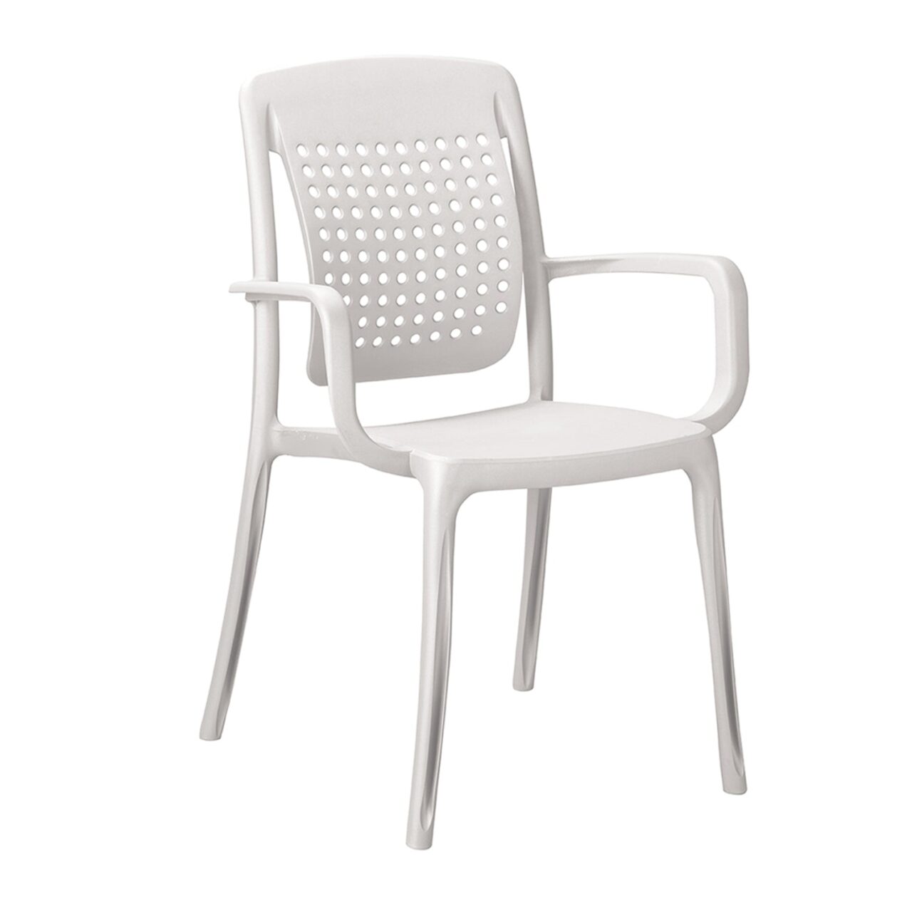 fauteuil factory blanc glacier.1 14f5085f 30ba 4497 9bc7 0847517998f3 Grosfillex - Fauteuil de jardin Factory – Blanc glacier