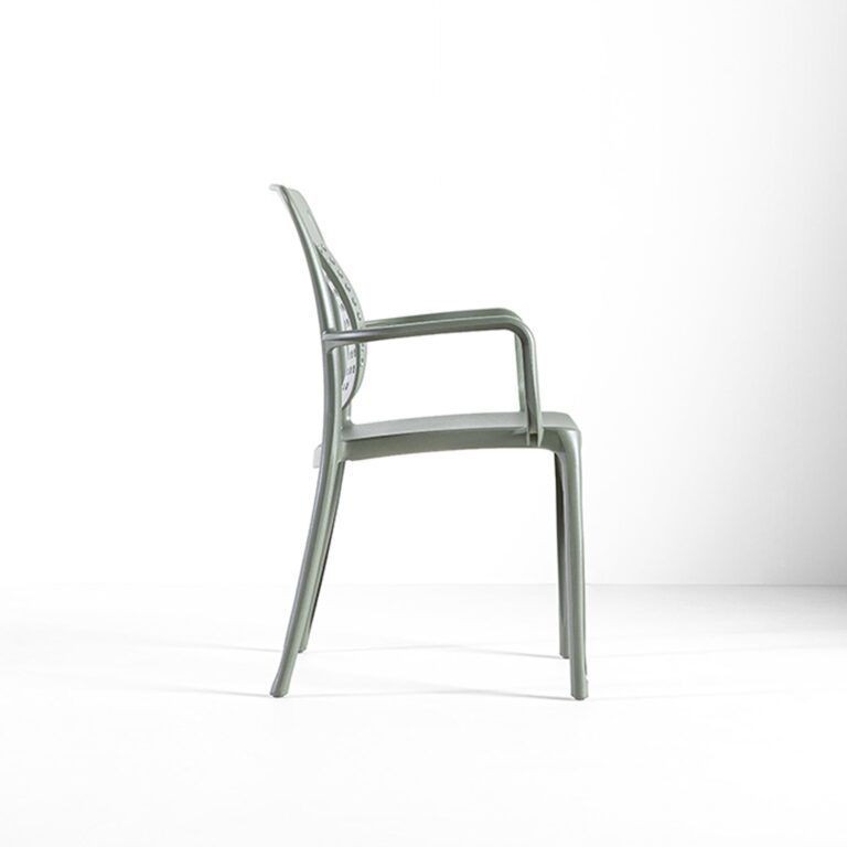 Grosfillex - Fauteuil de jardin Factory – Blanc glacier