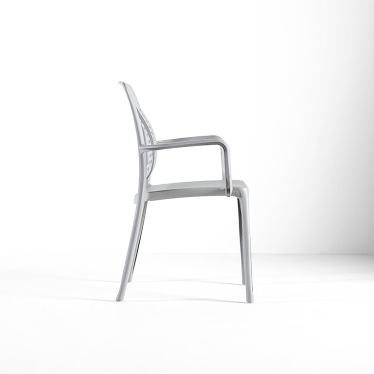 Grosfillex - Fauteuil de jardin Factory – Blanc glacier