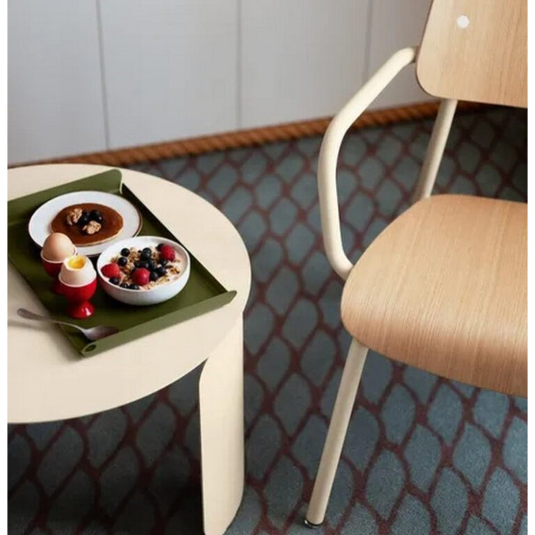 FERMOB - Fauteuil lounge FERMOB Studie chêne en bois et métal - 25 coloris
