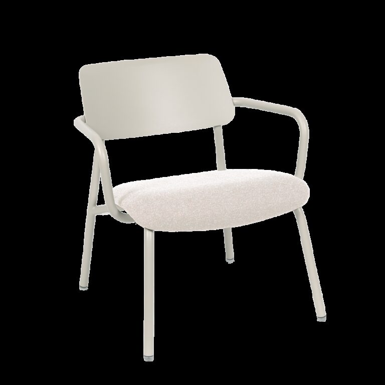 FERMOB - Fauteuil lounge FERMOB Studie en tissu et métal - 7 coloris