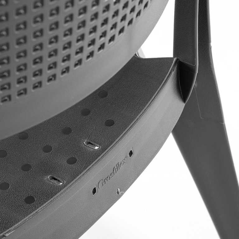 Grosfillex - Fauteuil de jardin résine Madras – Anthracite