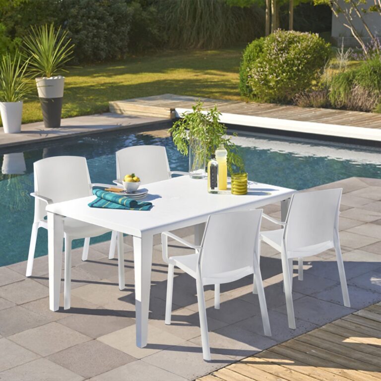 Grosfillex - Fauteuil de jardin Milton – Terracotta