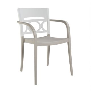 Fauteuil intérieur et extérieur Moon par la marque Grosfillex Grosfillex - Fauteuil intérieur et extérieur Moon