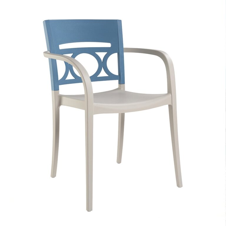 Grosfillex - Fauteuil intérieur et extérieur Moon – Blanc