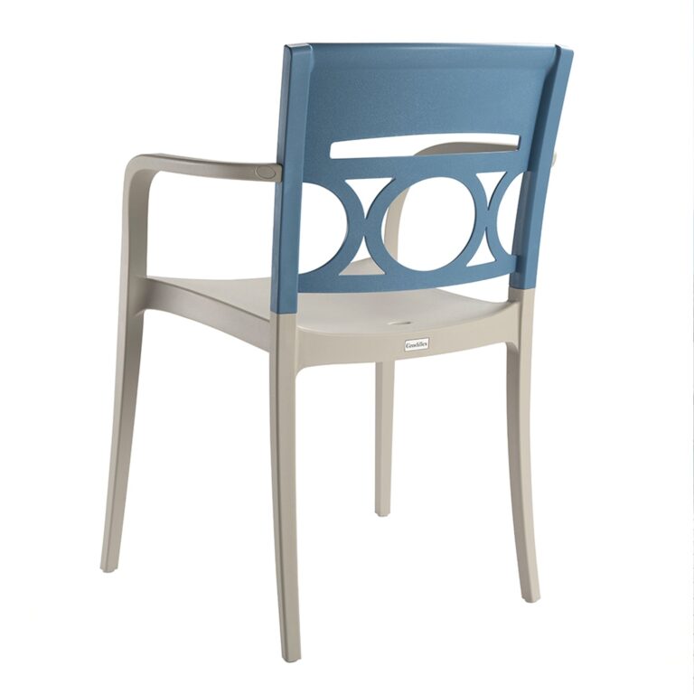 Grosfillex - Fauteuil intérieur et extérieur Moon – Blanc