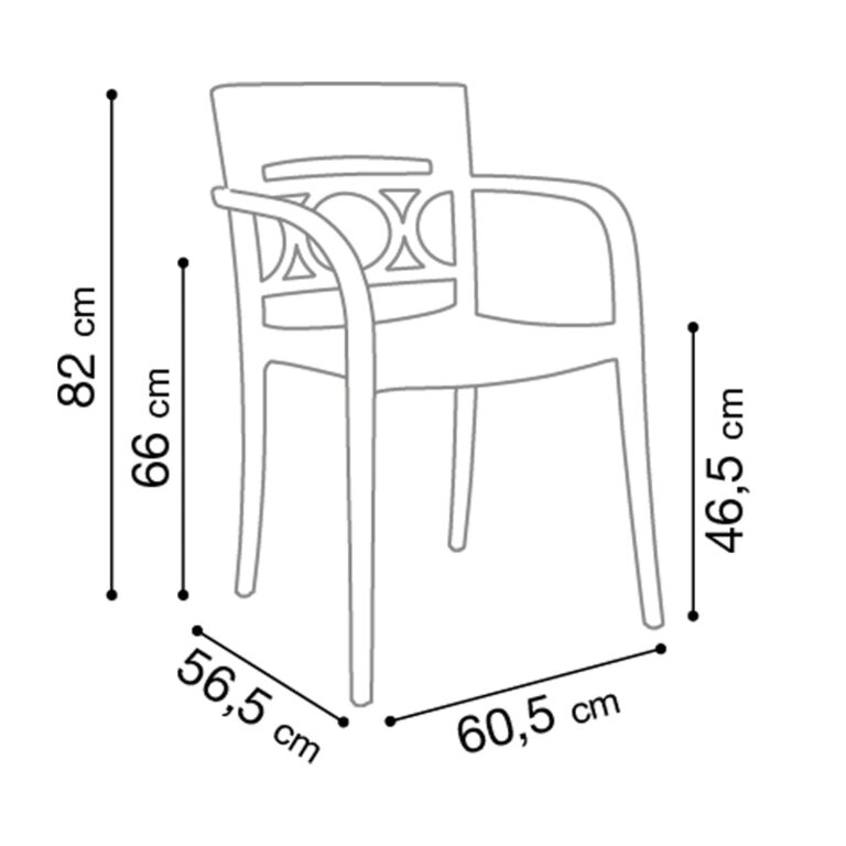 Grosfillex - Fauteuil intérieur et extérieur Moon – Blanc