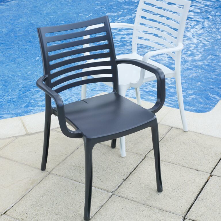 Grosfillex - Fauteuil de jardin Sunday – Sorbet melon