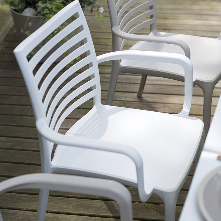 Grosfillex - Fauteuil de jardin Sunday – Sorbet melon