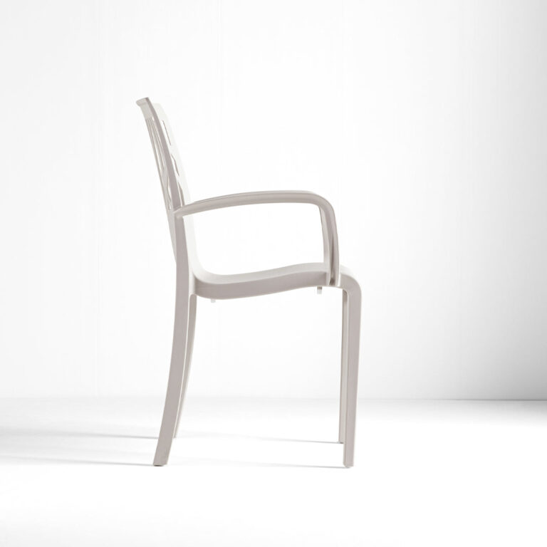 Grosfillex - Fauteuil de jardin Vegetal – Blanc