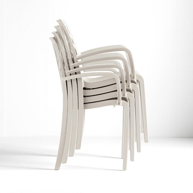 Grosfillex - Fauteuil de jardin Vegetal – Blanc