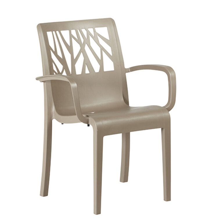 Grosfillex - Fauteuil de jardin Vegetal – Blanc