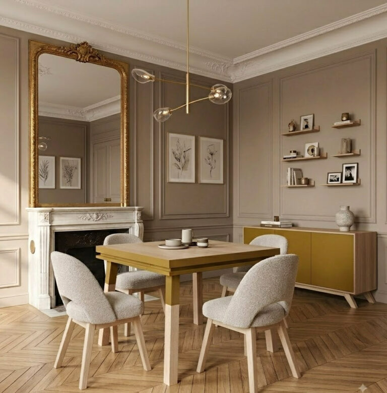 MON PETIT MEUBLE FRANÇAIS - Table carrée fixe en bois massif ÉGÉE - 11 couleurs