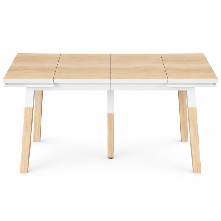 MON PETIT MEUBLE FRANÇAIS - Table carrée extensible ÉGÉE • rallonges amovibles • 11 couleurs