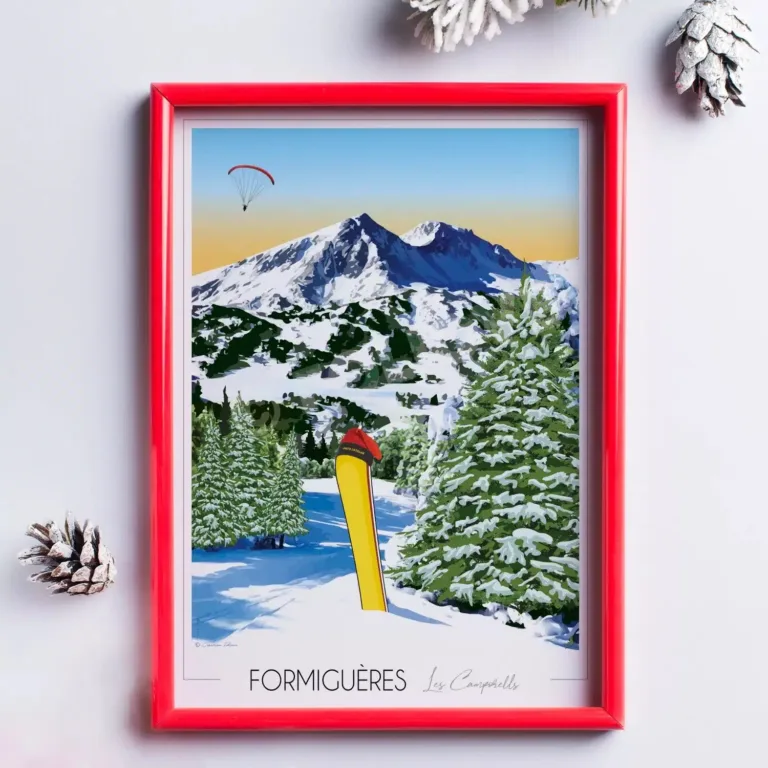 Foliove - Affiche Formiguères – 50x70 cm (B2)