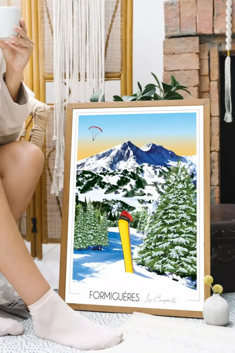 Foliove - Affiche Formiguères – 50x70 cm (B2)