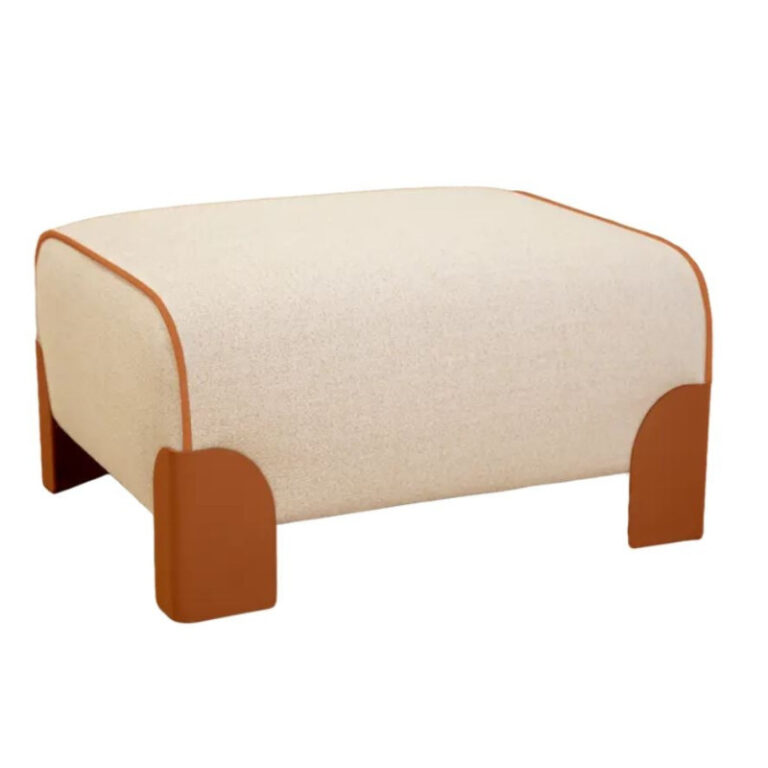 FERMOB - Grand pouf FERMOB Voulez-vous Moucheté en tissu et métal - 12 coloris
