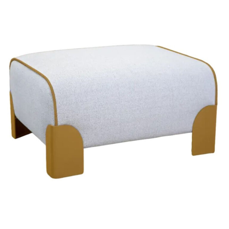 FERMOB - Grand pouf FERMOB Voulez-vous Moucheté en tissu et métal - 12 coloris