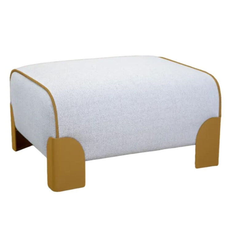 FERMOB - Grand pouf FERMOB Voulez-vous Moucheté en tissu et métal - 12 coloris