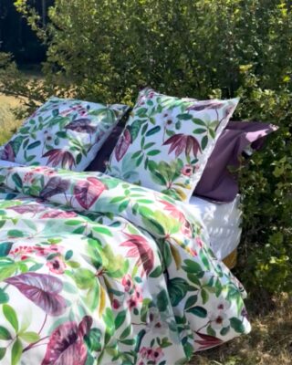 Housse de couette en Percale imprimée Rêve d’ailleurs par la marque Blanc de Gérardmer Blanc de Gérardmer - Housse de couette en Percale imprimée Rêve d’ailleurs