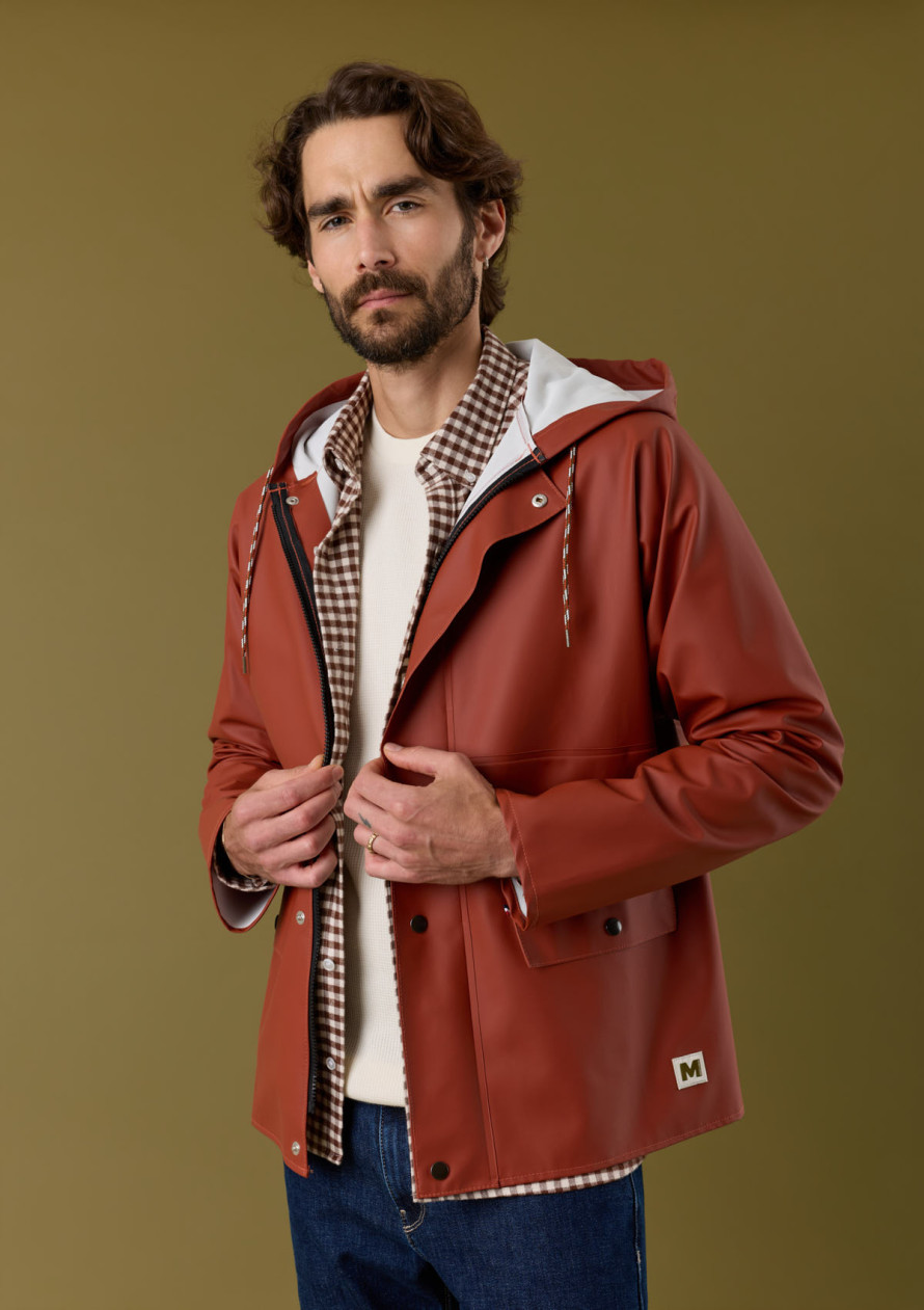 impermeable brume terracotta Montlimart - IMPERMEABLE BRUME TERRACOTTA