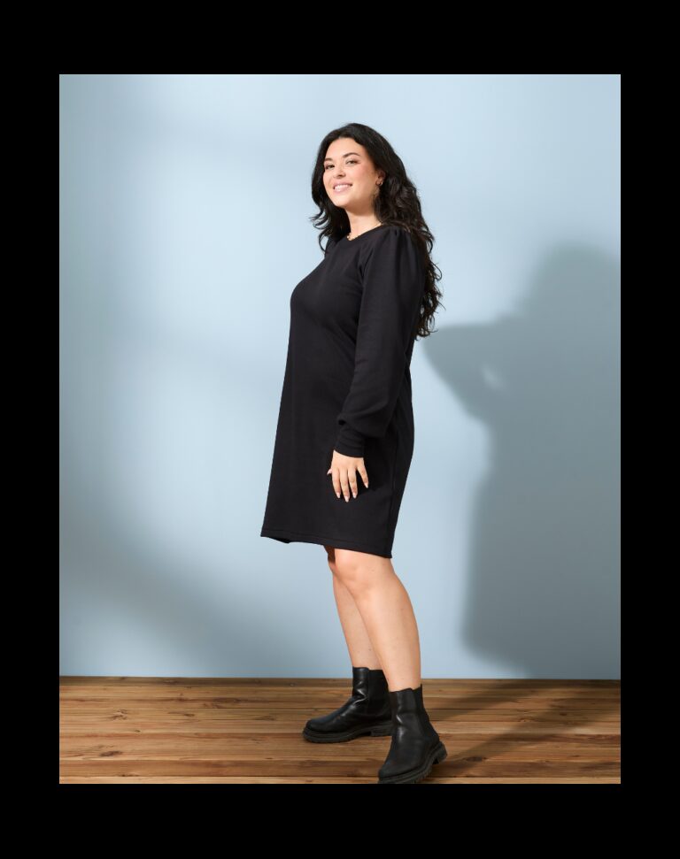 Maison Lemahieu - La petite robe manches longues - Noire – 2XL