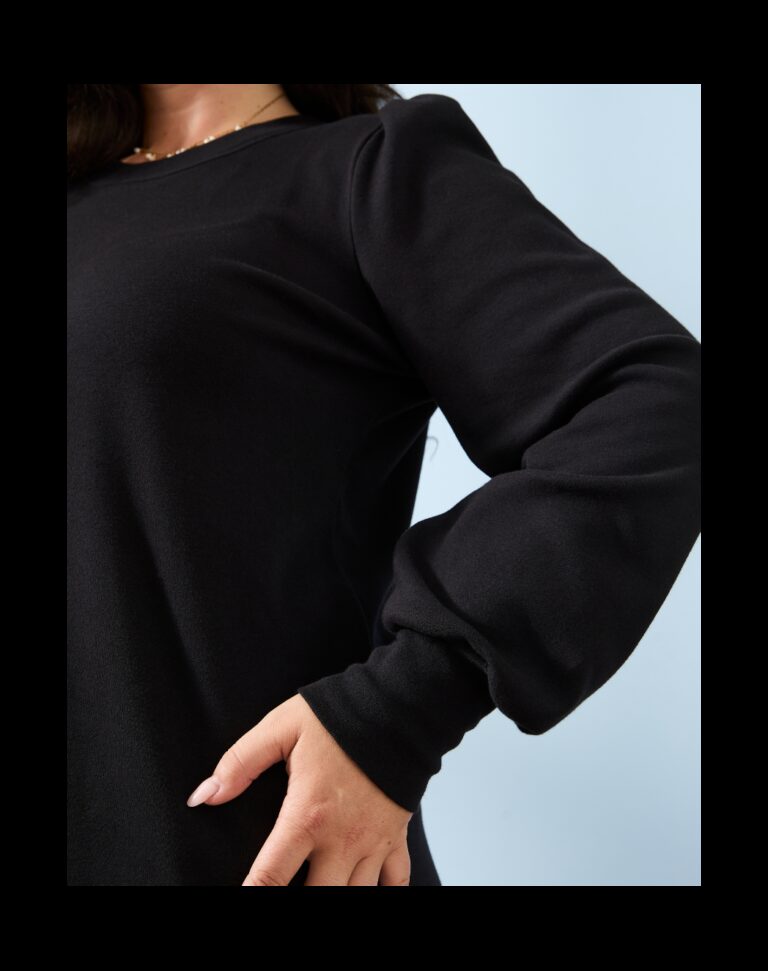 Maison Lemahieu - La petite robe manches longues - Noire – 2XL