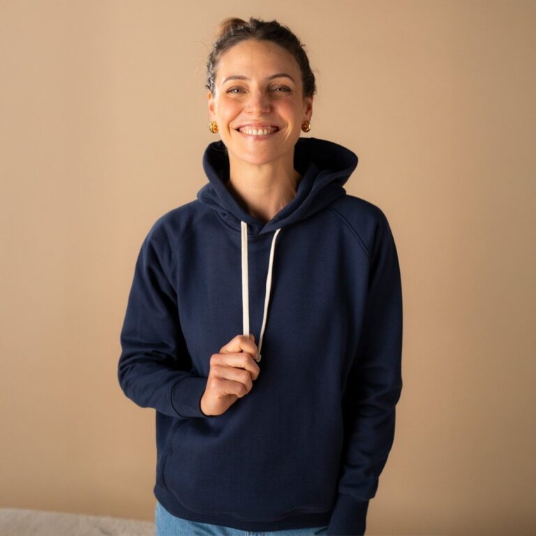Le T-Shirt Propre - Le hoodie en coton bio – Terre de sienne / 2XL