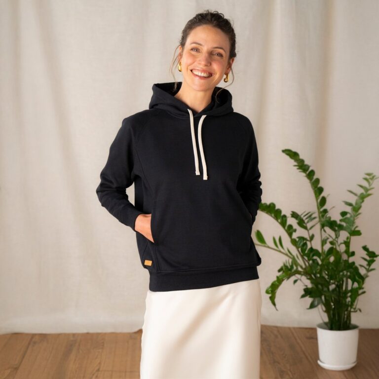 Le T-Shirt Propre - Le hoodie en coton bio – Terre de sienne / 2XL