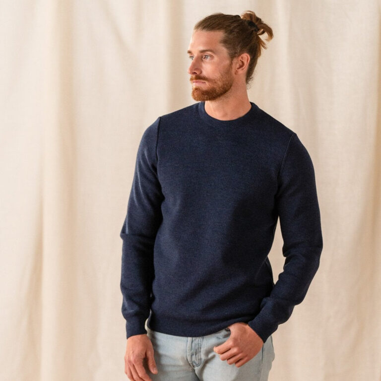 Le T-Shirt Propre - Le pull 100% laine française – Noir / 3XL