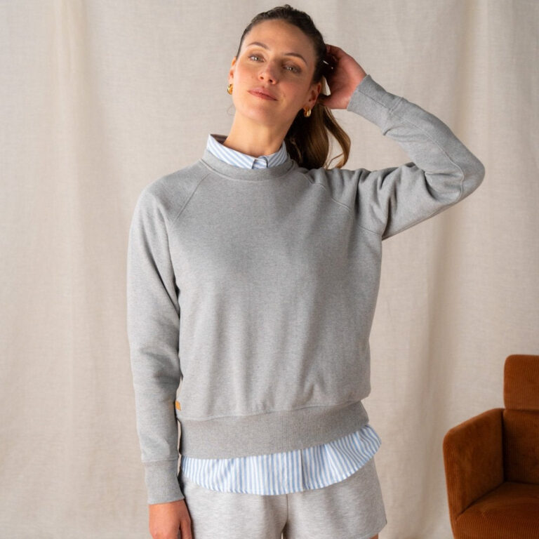 Le T-Shirt Propre - Le Sweat en coton bio – Terre de sienne / 2XL