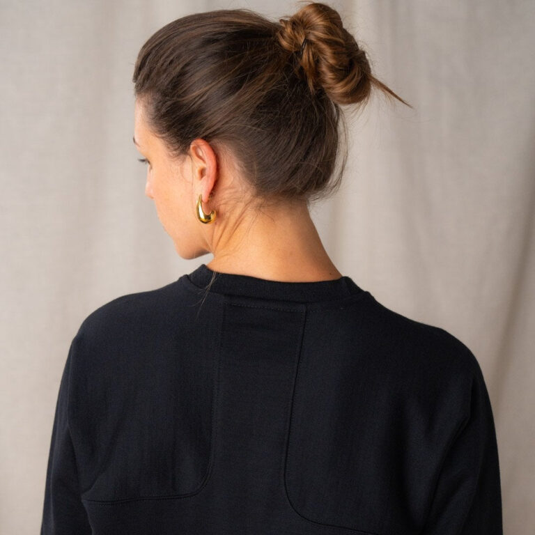 Le T-Shirt Propre - Le Sweat en coton bio – Noir / 2XL