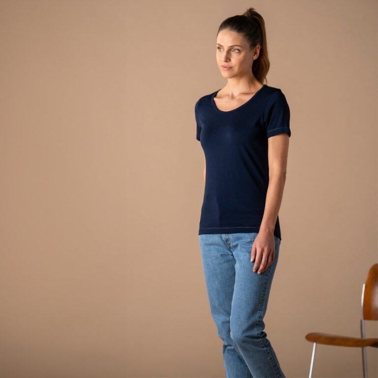 Le T-Shirt Propre - Le t-shirt en laine mérinos – Vert / 2XL