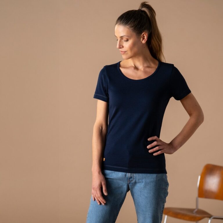 Le T-Shirt Propre - Le t-shirt en laine mérinos – Vert / 2XL